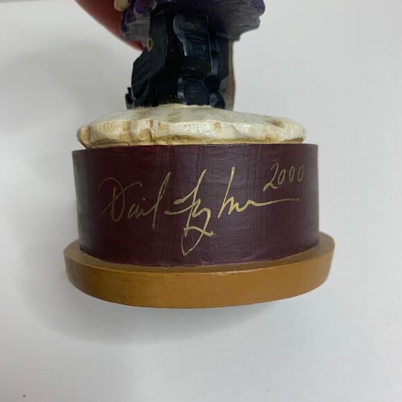 David Frykman Santa w/ Staff Signed Event Piece Merry Christmas Figurine 2000 - Picture 2 of 10